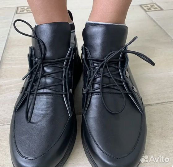 Полуботинки натуральная кожа 37