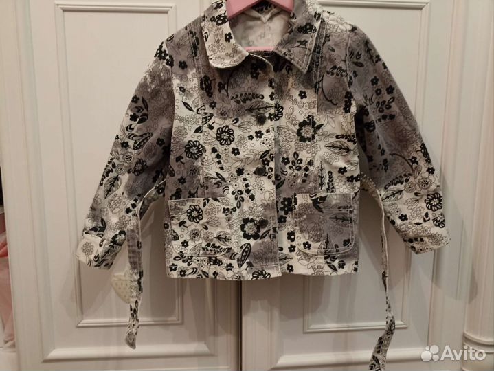 Джинсовая куртка для девочки 104