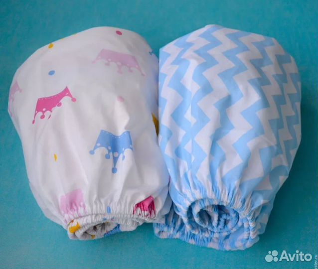 Простыни на резинке для детской кровати (новые)