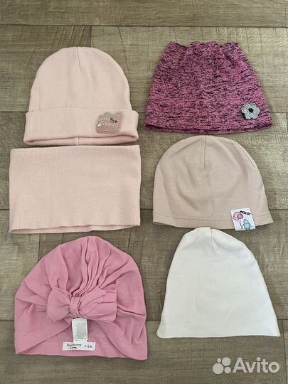 Шапочки на девочку, 38-40