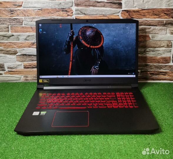 Игровой ноутбук Acer nitro 5 17,3 i5 10го/RTX 3050