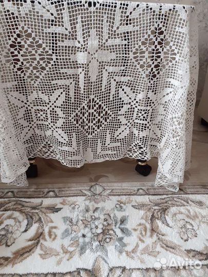 Скатерть лен СССР новая