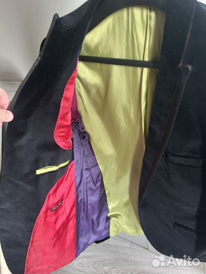 Пиджак бархатный holland esquire