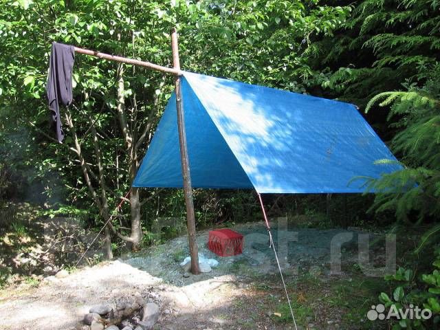 Тент терпаулинг 8*14 белый