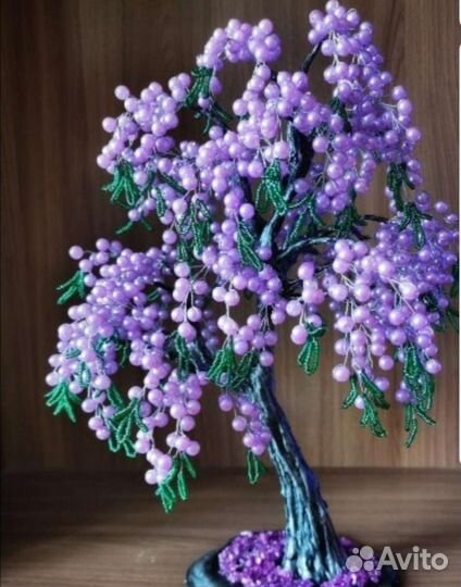 Деревья из бисера