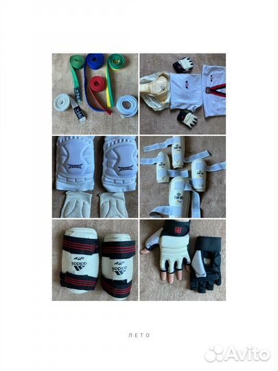 Защита экипировка для тхэквондо