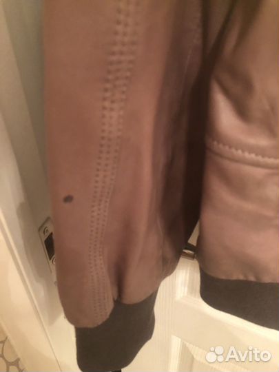 Кожаная куртка мужская 54 56