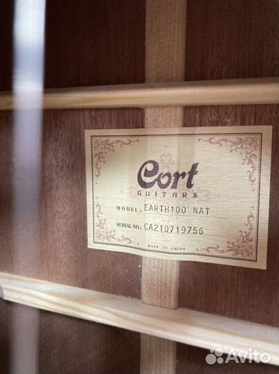 Гитара Cort earth 100 nat