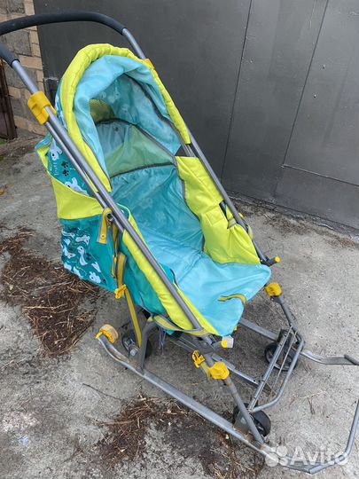 Санки коляска ника