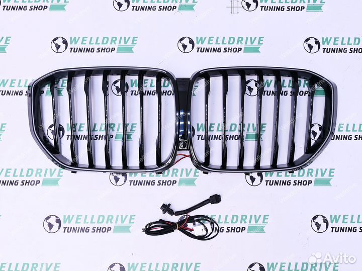 Решетка радиатора BMW X5 G05 дорест LED