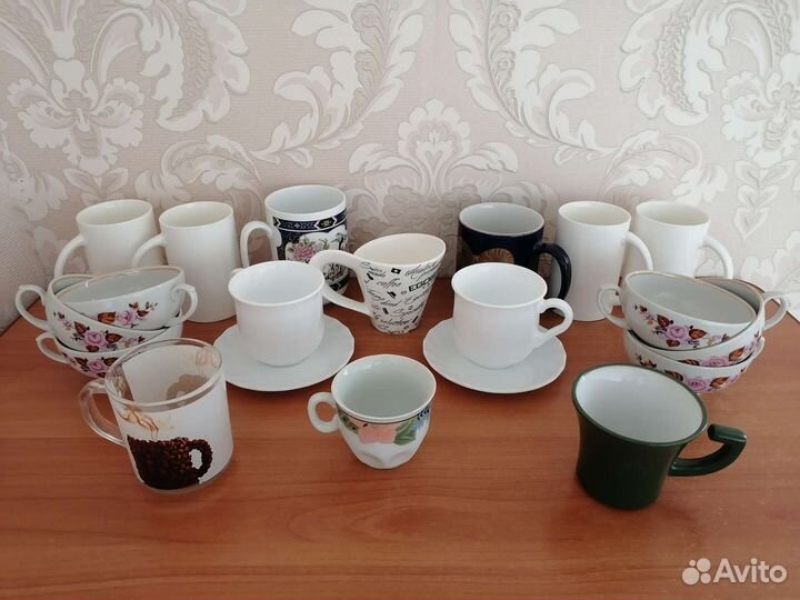 Чашки, кружки, бокалы чайные и кофейные