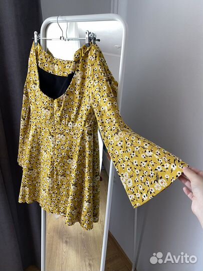 Мини платье zara m