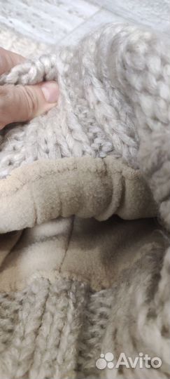 Женский шарф и шапка комплект