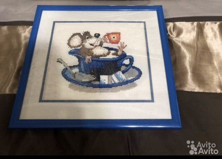 Картина вышитая крестом