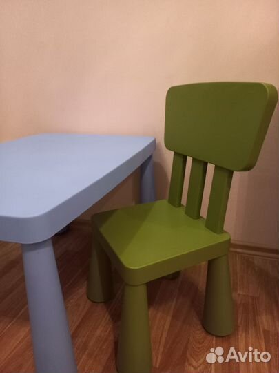 Детский столик и стульчик IKEA