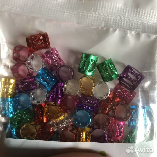 Бусины для дред и афропричесок