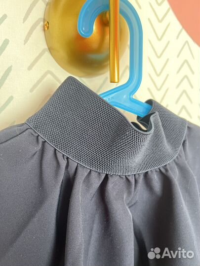 Юбка школьная темно-синяя 128-134рр