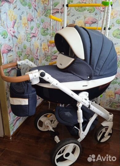 Коляска 2 в 1 Adamex Monte carbon