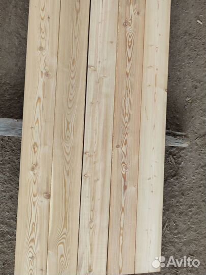 Доска палубная из лиственницы 28х140х4000мм ав