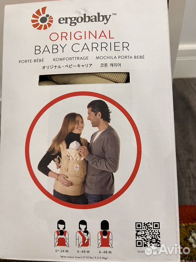 Эргорюкзак ergobaby оригинал