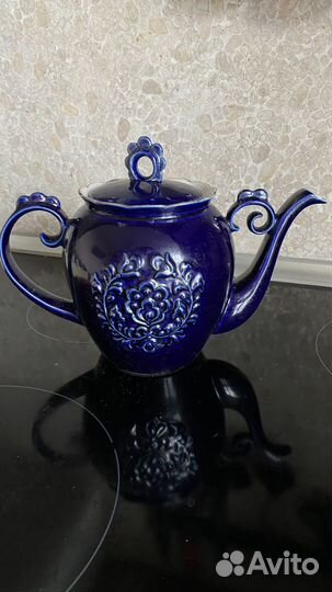Чайник заварочный фарфоровый большой