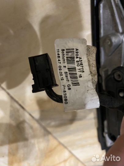 Левое зеркало mercedes w204 A2048107716