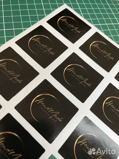 Наклейки с логотипом