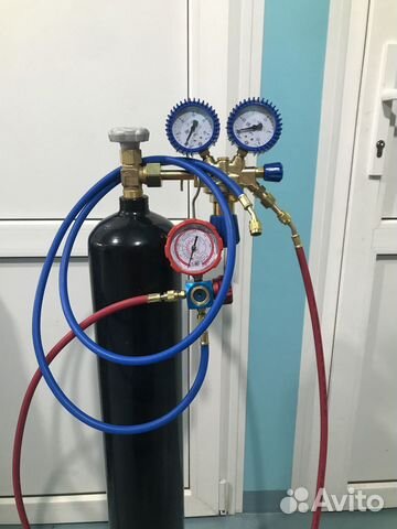 Комплект для опрессовки Азотом Автокондиционера купить в Сочи с ...