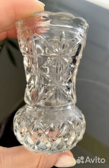 Вазочка мини(стекло) винтаж
