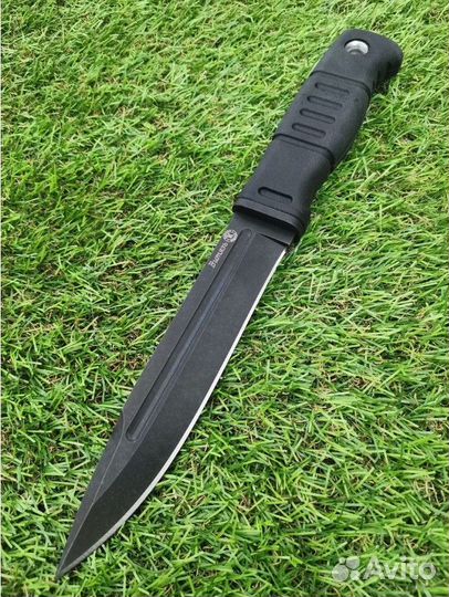 Туристический нож Витязь Black ножны пластик