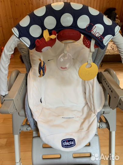 Стульчик для кормления chicco poly magic