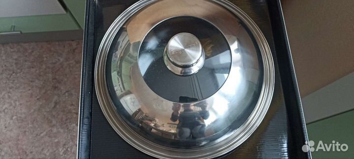 Казан-вок с крышкой 32см 5л Berg Hoff Австрия