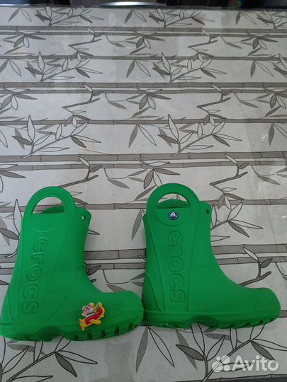 Резиновые сапоги crocs c9
