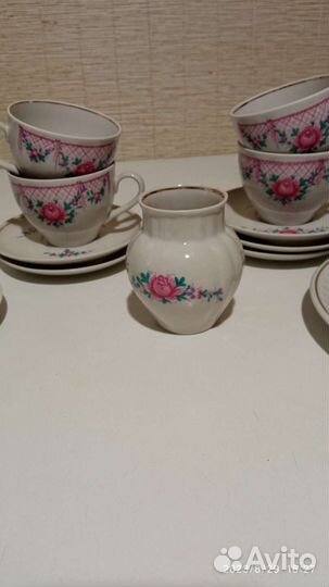 Чайный сервиз СССР фарфор