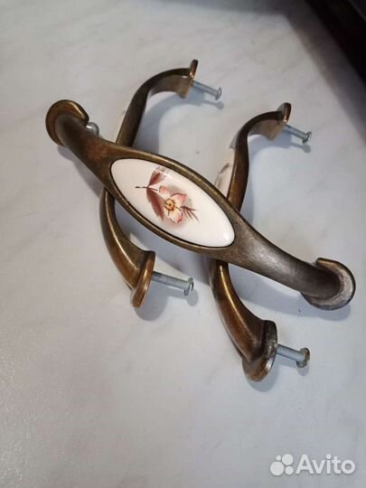 Ручки бронза для комода