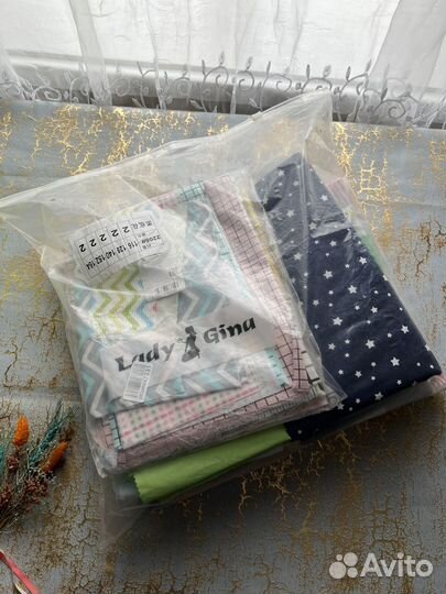 Отрезы лоскуты ткани для рукоделия