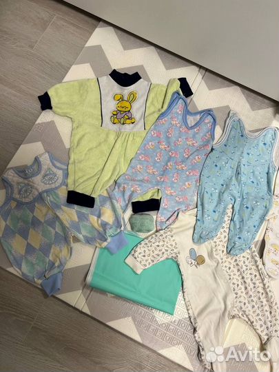 Вещи пакетом на новорожденного мальчика 56