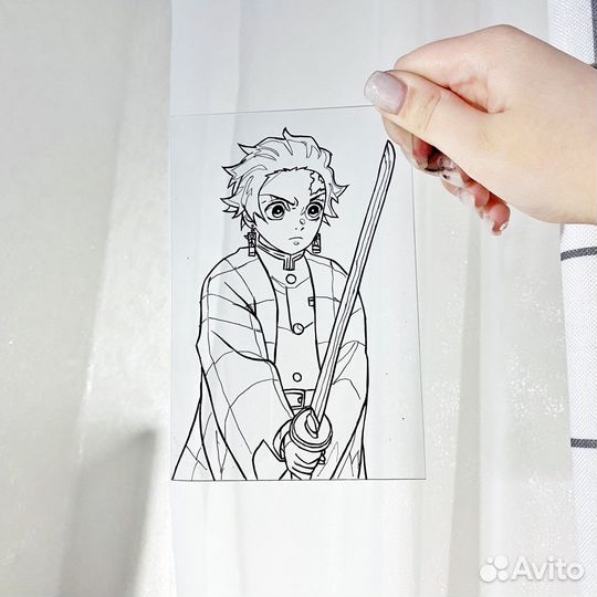 Аниме на стекле, Танджиро, Клинок