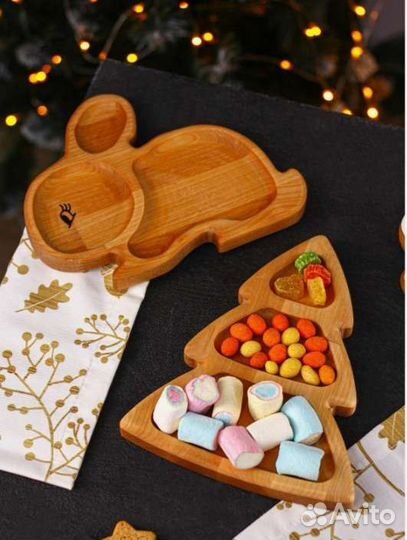 Менажница деревянная