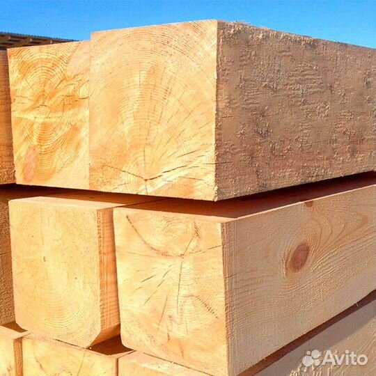 Брус от производителя строганный, лиственница, сух