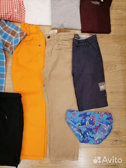 Пакет одежды на мальчика размер 110