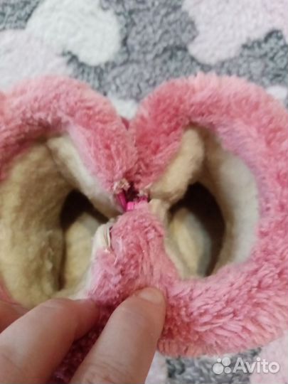 Сапожки зимние р. 25 девочке натур. Мех овчина