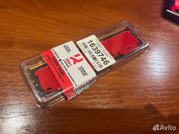 Оперативная память Goodram idrm X 16GB DDR4 2666