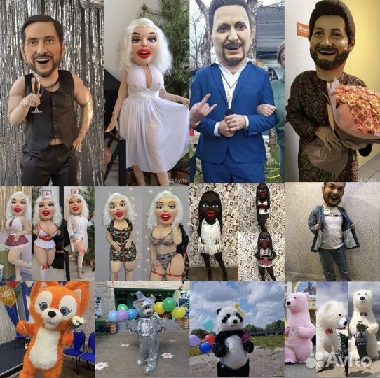 Ростовые куклы на ваш праздник