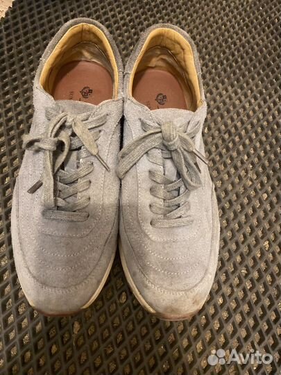 Красовки кожа замш