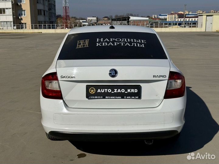 Skoda Rapid 1.6 МТ, 2018, 142 466 км