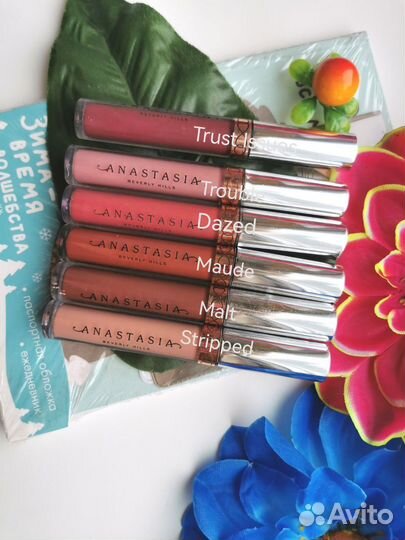 Матовая жидкая помада Smashbox, Clinuque, Mac