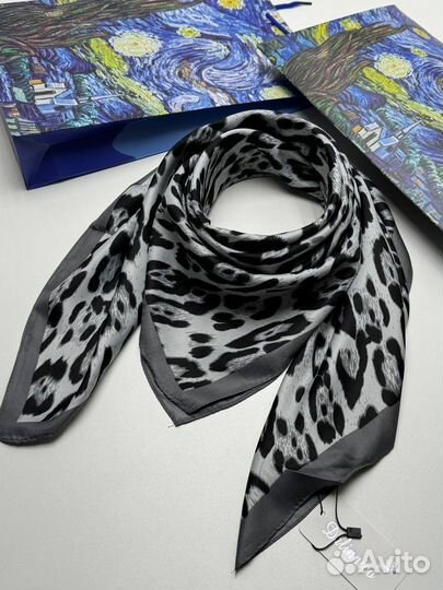 Шарф платок леопард