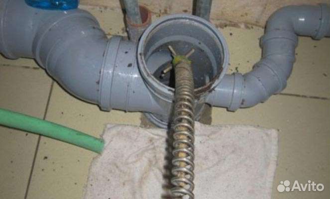 Устранение засоров канализации,сантехник