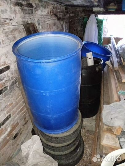 Бочка пластиковая 200 бу мытая на Химмаше